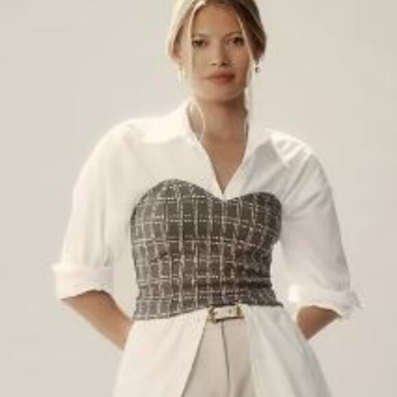 Anthropologie Strapless Corset Top XS - Picture 3 of 10